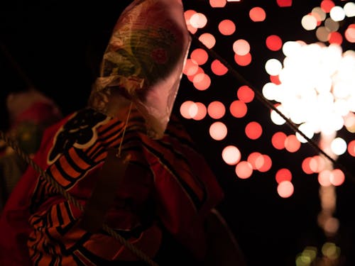 何十年ぶりに復活した花火。みんなで涙しました。