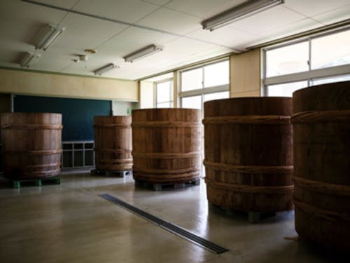 廃園になった保育園で醸す醤油