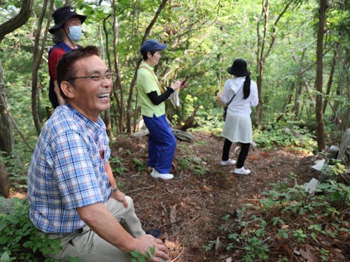 地域住民の輪に入り、地域活動に参加