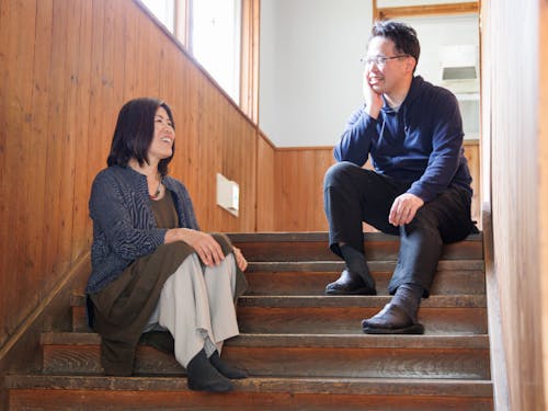 廃校を利用したレクセンターで忙しい中にもゆったりタイムを満喫