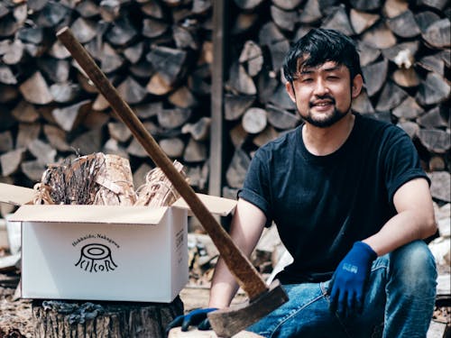 木材流通コーディネーターの福田隼人さん