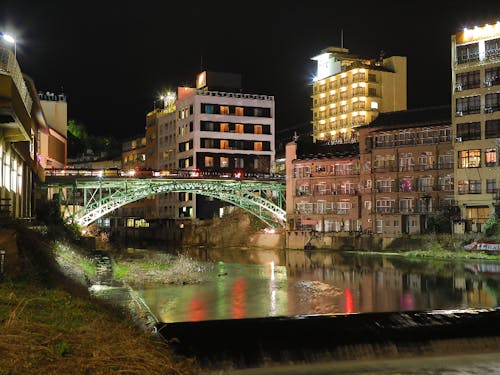 飯坂地区の十綱橋