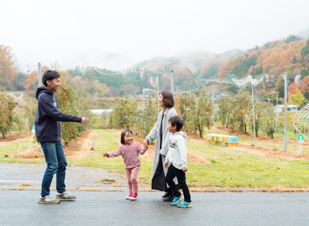 家族と過ごす、ゆったりした時間