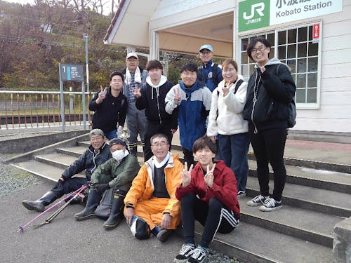 地区の若者と大学生&地区役員の最強体制