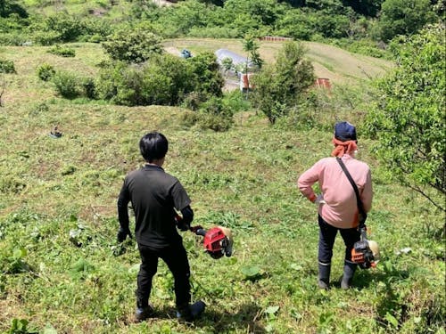 急斜面に立ち向かう