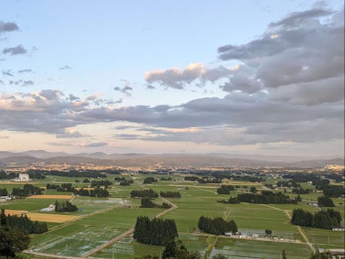 夏の花巻の風景はこんな感じ!(円万寺観音堂より)