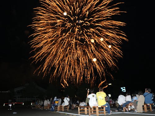 フィナーレを飾る花火