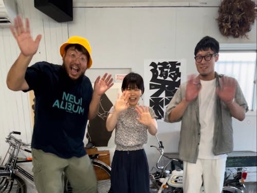 練習中の人々②