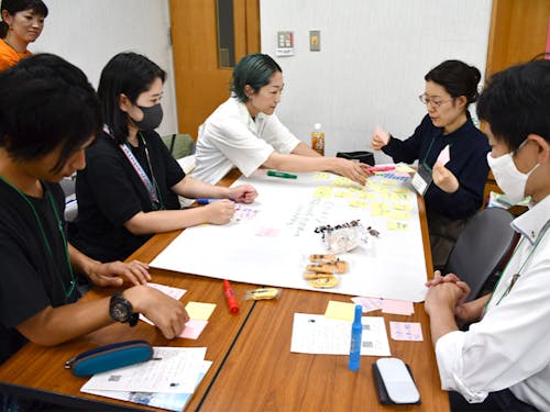 ワークショップの様子。