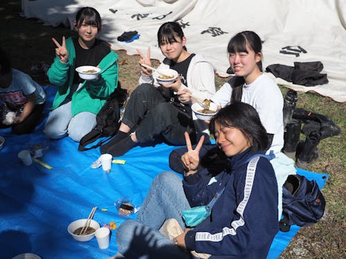 地元の高校生も楽しみに来てくれます🥺