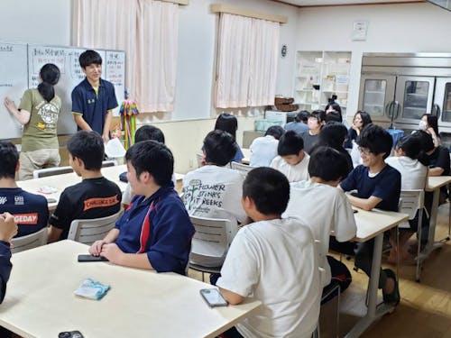 寄宿舎のルール作りやイベントの企画も留学生と一緒に取り組みます。