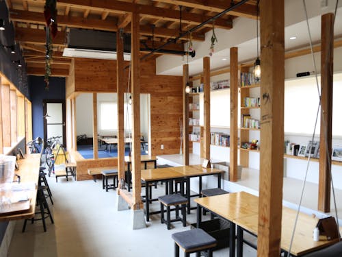 プログラムは基本この建物で行います