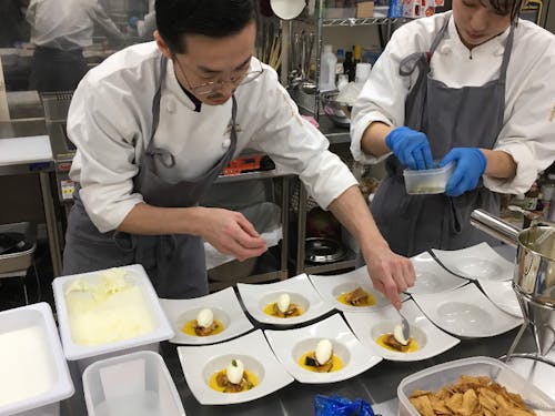 移住体験で来たパティシエによるスイーツイベント