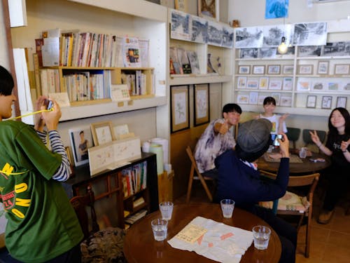 ランチ中の一枚 ここでも『繋がり』を感じました