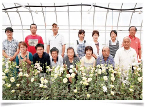 「あぶくまカットフラワーグループ」の皆さん