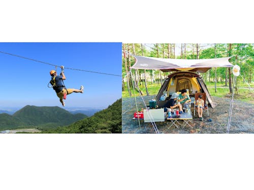 仙台北西部にある泉ヶ岳では、アウトドアなどが楽しめます。