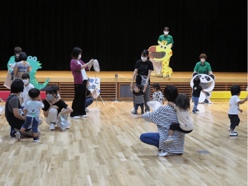 未就園児対象イベント(ポレポレ塾)の様子