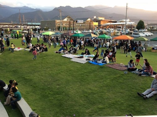 JR新居浜駅前あかがねミュージアムでのイベント風景