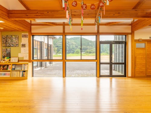 カフェの会場となるのは武内公民館。あなたの色のカフェに。