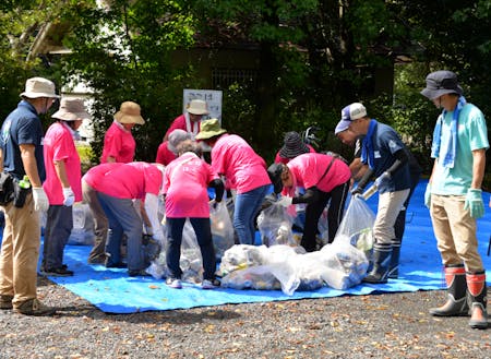 地元有志の銚子川清掃