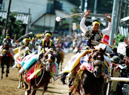 菊間地域の「お供馬」　地域のお祭を通じて子どもたちは成長する