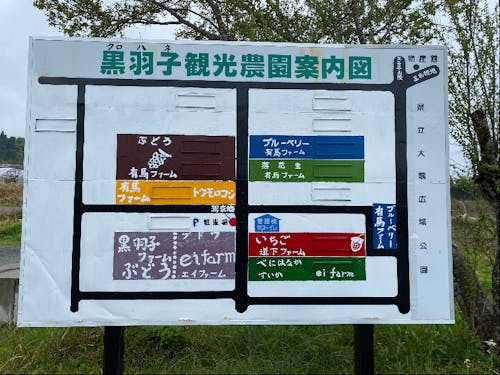 観光農園案内図