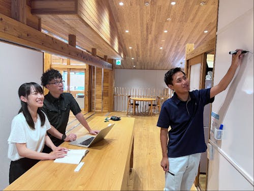 若手職員が数々の部署で生き生きと活躍中!