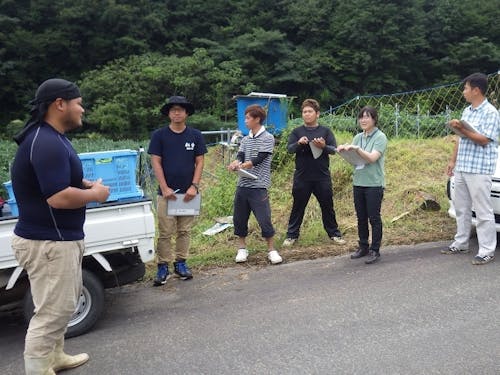 先輩就農者を訪ねて意見交換・仲間づくり
