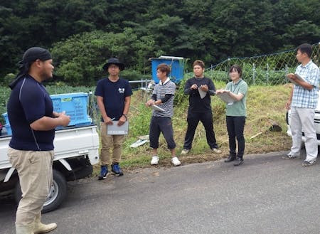 先輩就農者を訪ねて意見交換・仲間づくり