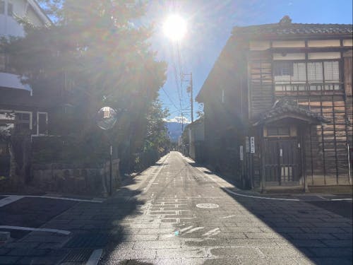 歩いているだけで気持ちのいい場所です