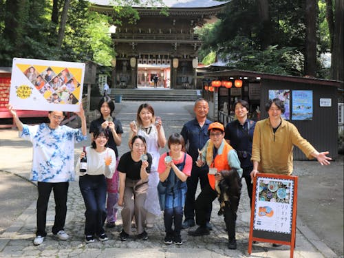 地域おこし協力隊があやめ祭りに出展