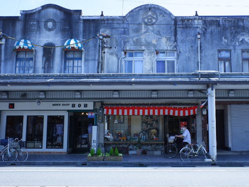 大正末期～昭和初期のレトロな街並みが残る豊岡の商店街