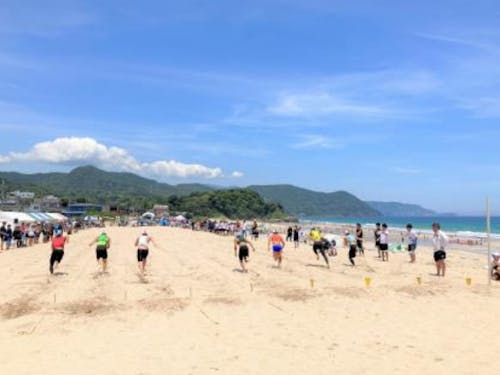 昨年、静岡市下田市で開催されたライフセービング大会の様子