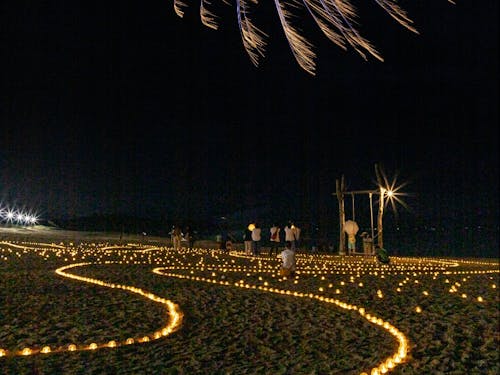 幻想的なキャンドルナイト