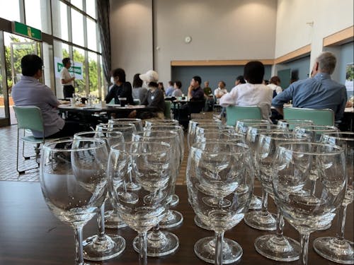 移住体験中のソムリエさんによるワイン講座もありました!