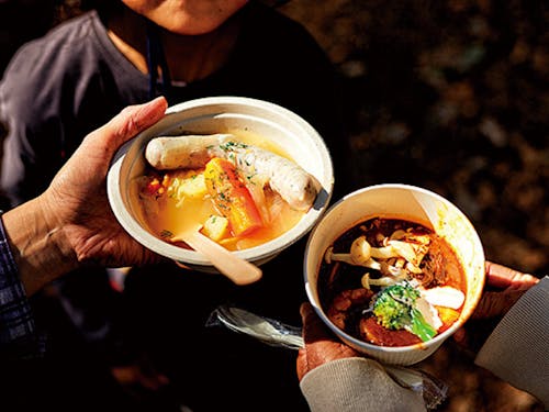 地元の素材に舌つづみ