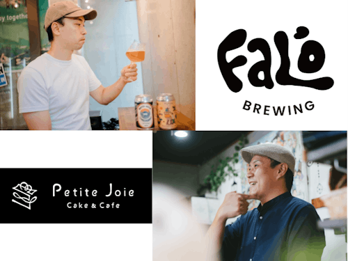 クラフトビール醸造所開設予定の半田さんと焼菓子製造拠点立上予定の伊藤さん