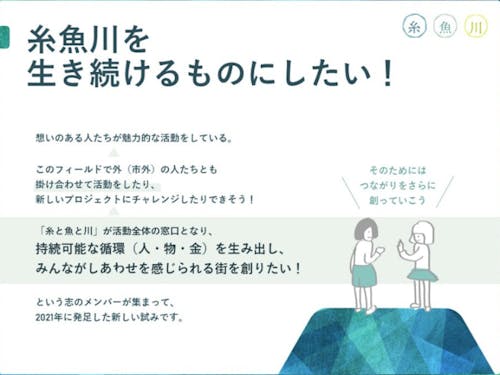 糸魚川を生き続けるものにしたい!