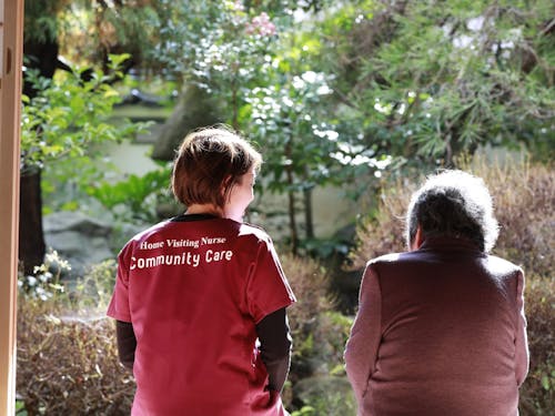 訪問先での何気ないひと時