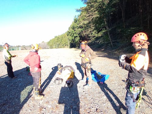 森林での作業のための準備