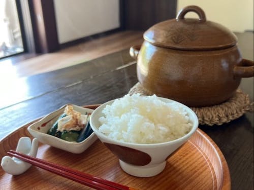 珍しい地質と北アルプスからの美味しい水からできるお米は格別です!