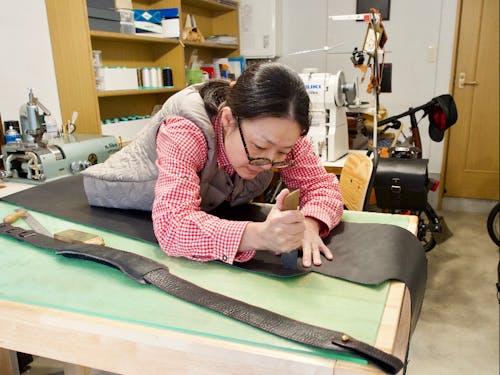 工房での制作風景