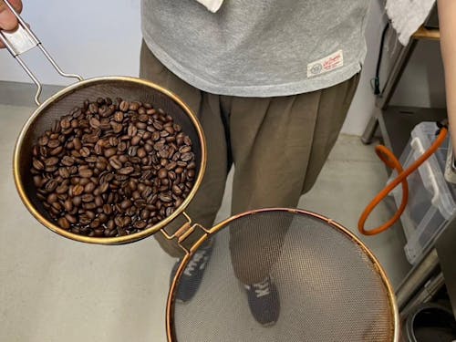 毎朝焙煎した豆でコーヒーを提供