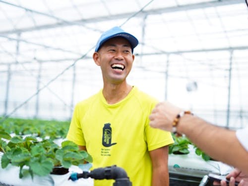 笑顔が素敵な新井田さん