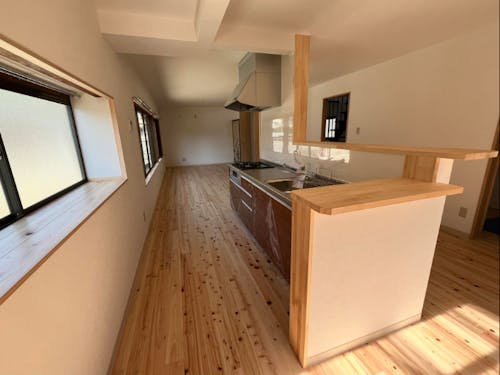 移住者向け住宅の内装