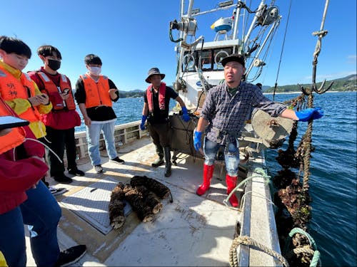 地域交流型研修(地元の漁師さんと漁業体験)