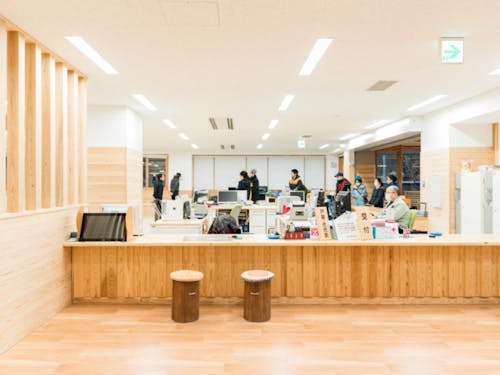 根羽村役場の様子