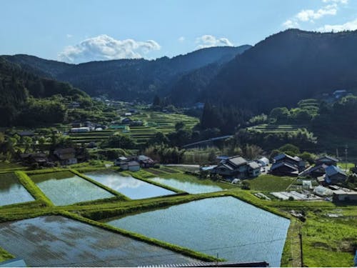古きよき、田舎の山村。