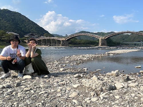 週末のたびに山口観光を楽しんでいる東村さんご夫婦