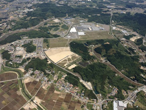 自動車製造業を中心に多くの工場が立地しています。